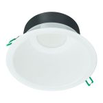 Philips LED Downlight Coreline DN142B Aluminium Vit 11W 1200lm 60D - 830 Varm Vit | Utskärning   155mm - IP20 - Vit Reflektor