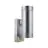 Nordlux Tin Vägglampa Metall och Glas Grå Up & Down | 76mm - IP54 - Passande för 2x GU10 - Rörelse- och Ljussensor