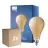 Flerpack 2x Philips Classic LED Lampa E27 Päron Guld 7W 470lm - 818 Extra Varm Vit | Dimbar - Ersättare 40W