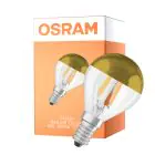Osram Classic LED E14 Boll Filament Klar 4W 380lm - 827 Extra Varm Vit | Ersättare 34W