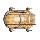 Nordlux Helford Vägglampa Mässing och Glas Nickel | IP64 - Passande för E27