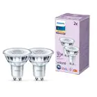 Flerpack 2x Philips LED Spot GU10 PAR16 4W 255lm 36D - 827 Extra Varm Vit